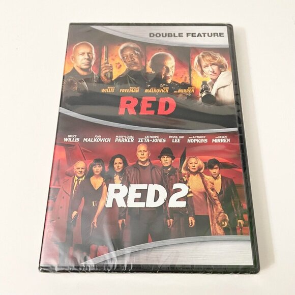 Bruce Willis Double Feature Red Red 2 Morgan Freeman - Picture 12 of 12
